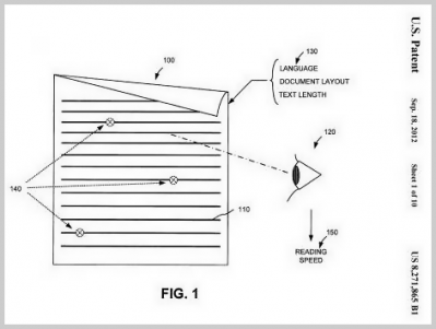 Googles Patent über Lesegeschwindigkeit