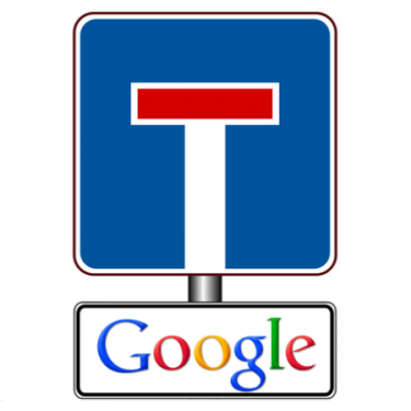 Sackgasse Google