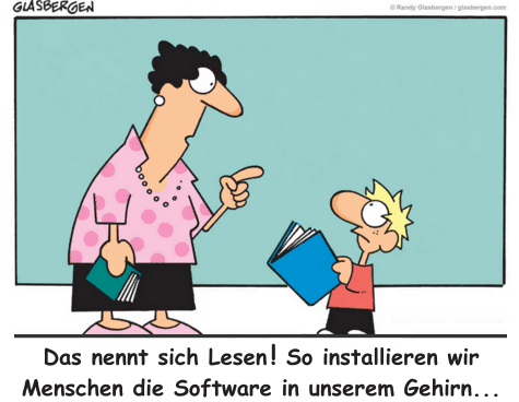 Das nennt sich Lesen