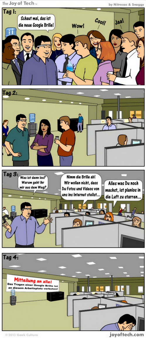 Verbot für Google-Brille