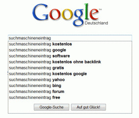 Suchmaschineneintrag kostenlos
