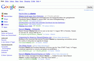 Suche nach Obama