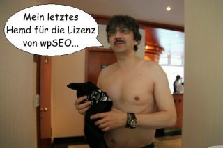 Gerald gibt sein letztes Hemd...