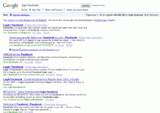 login-facebook.de auf Platz 4