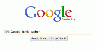 Mit Google richtig suchen