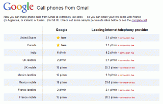Google Call Tarifvergleich