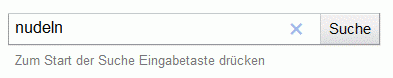 Google Instant Nudeln