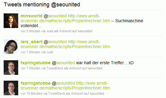 Tweets mentioning @seounited...