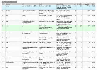 Searchmetrics Keywords