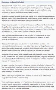 Google Translation