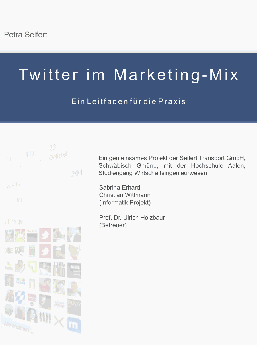 Twitter im Marketing-Mix Twitter im Marketing-Mix
