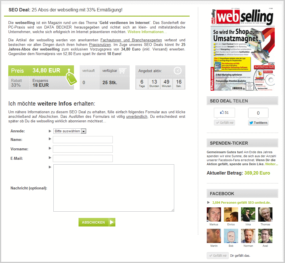 Zum Deal...