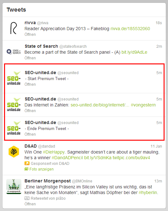 Blogger United | der eingesprungene tweetberger seo united de blog Blogger United | der eingesprungene tweetberger seo united de blog