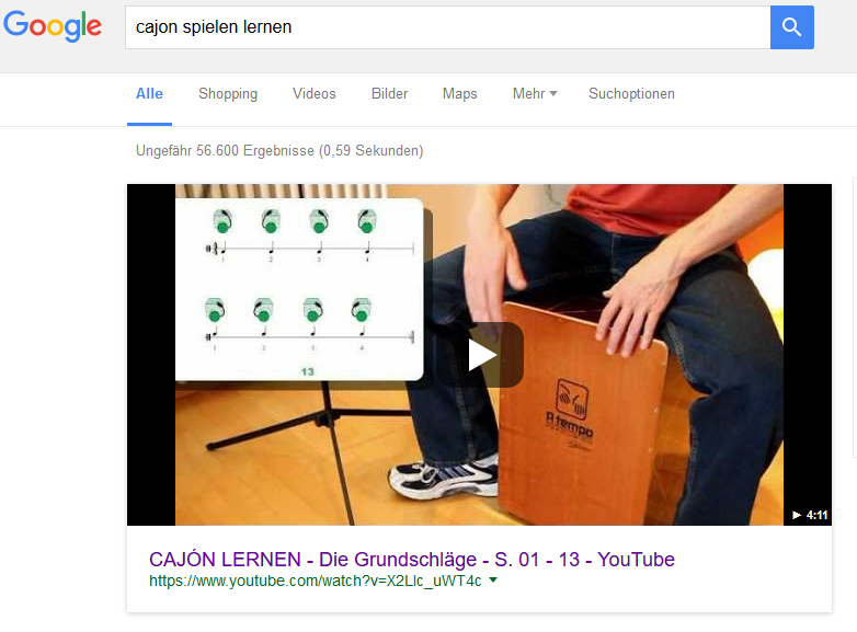 cajon-spielen