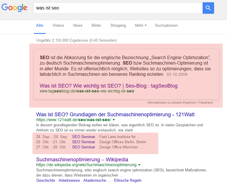 Das ist SEO