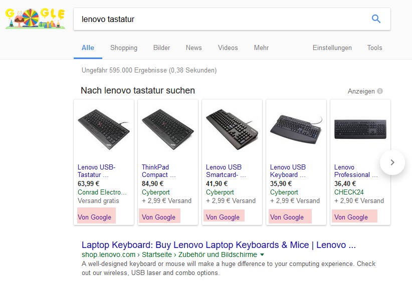 Google Preisvergleich Kartellverfahren