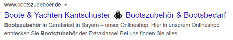 EMOJI SEO Beispiel